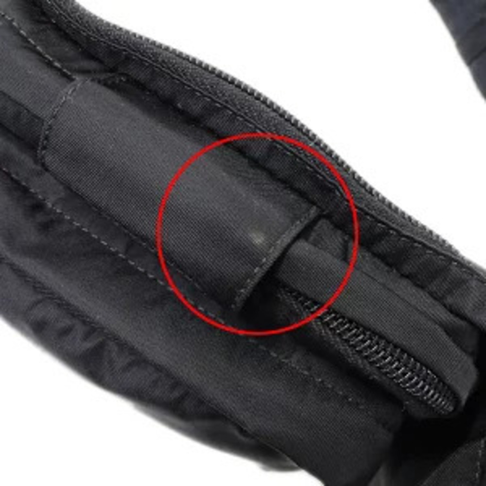 Prada Bag Body Bum Crossbody Belt Waist Black Logo - Picture 7 of 8